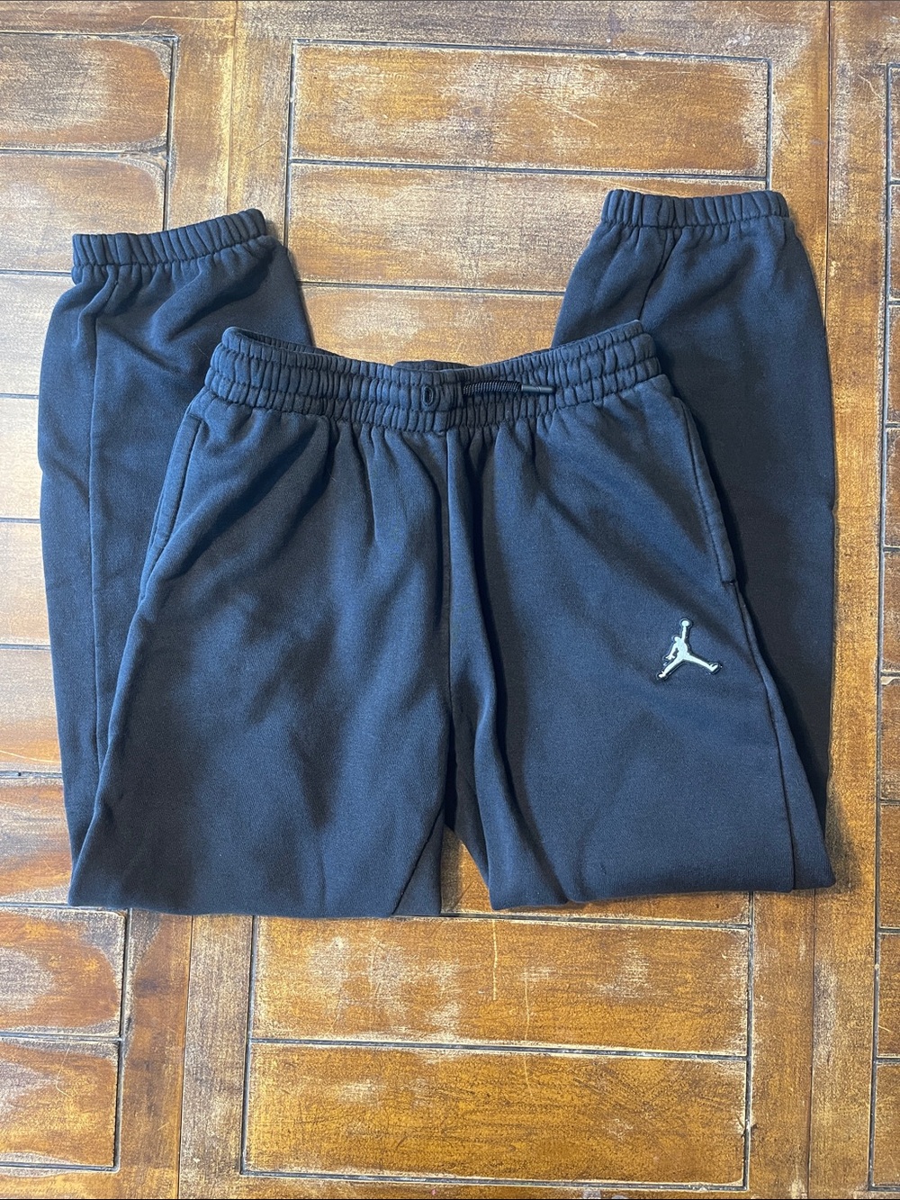 Jordan Black Kids Jogger Sweatpants with Jumpman Logo